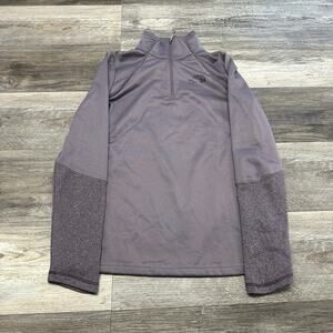 The North‎ Face Canyonlands Purple Womens S 1/4 Zip Pullover Sweatshirt Outdoors